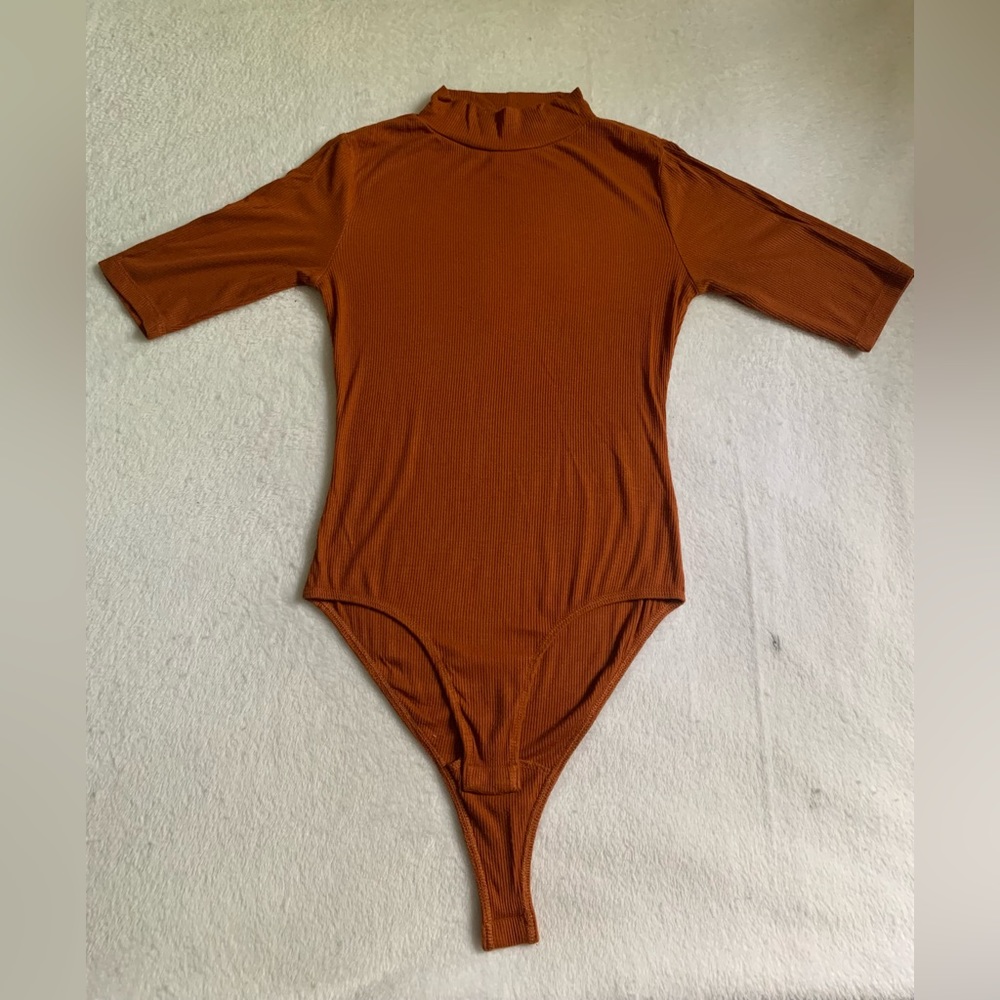 Mock neck bodysuit
